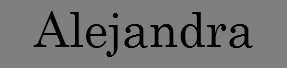 Alejandra